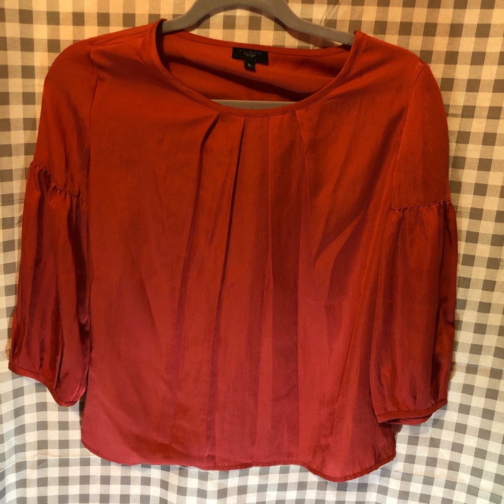Orange blouse